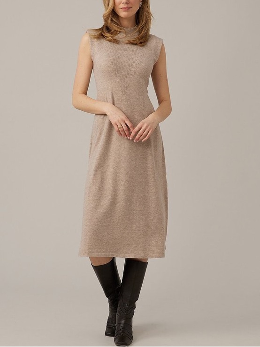 H023 EMPROVED Knit Midi Dress
